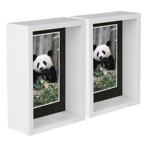 White 3d deep box - x,