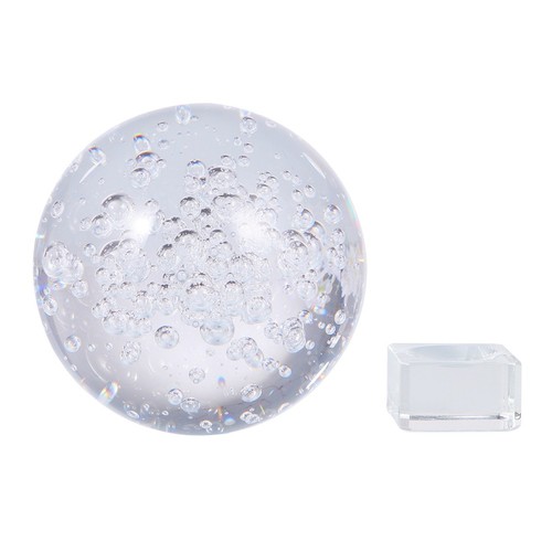 Sphere display holder crystal - sphere,