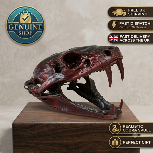 1pc cobra skull statue - cobra,