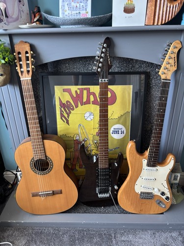 Electric guitars 1x - 2x,