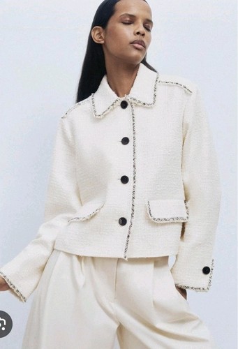 Crop swing tweed jacket - swing,
