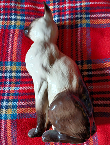 Ceramic siamese cat - siamese,