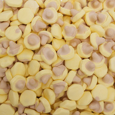 Banana Caramel Foam Mushrooms