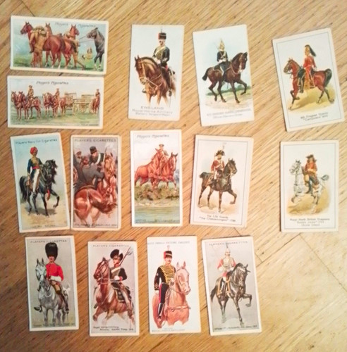Player loose cigarette cards - player's,