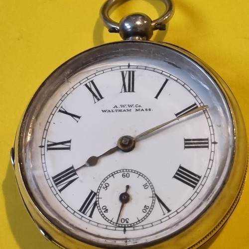 Antique silver pocket watch - antique,