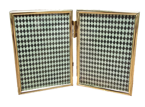 Double brass picture - double,