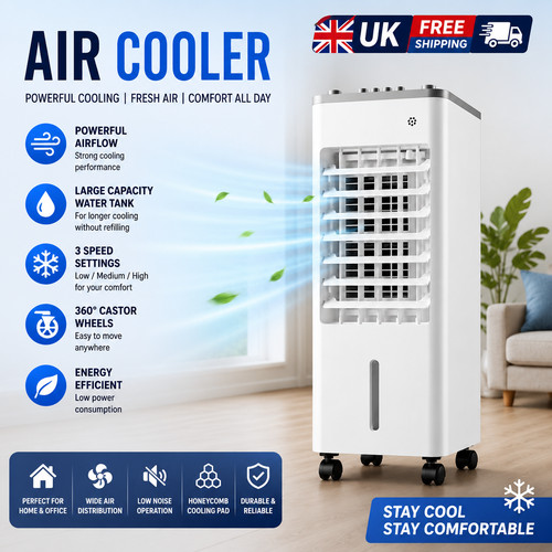 Portable air cooler - with, 2