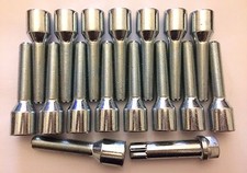 16 X M12X1.25 TUNER 75mm LONG 50mm THREAD ALLOY WHEEL BOLTS FITS CITROEN 65.1