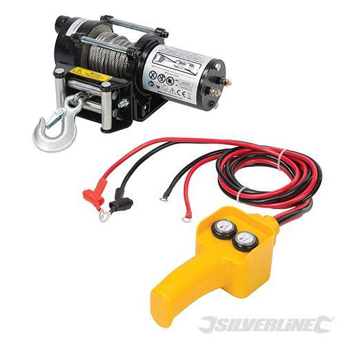 Silverline electric winch 12v - silverline,