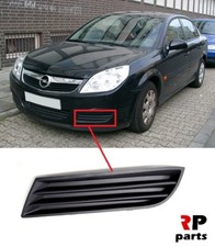 FOR OPEL VAUXHALL VECTRA C, SIGNUM 05-08 FRONT BUMPER FOGLIGHT COVER BLACK LEFT