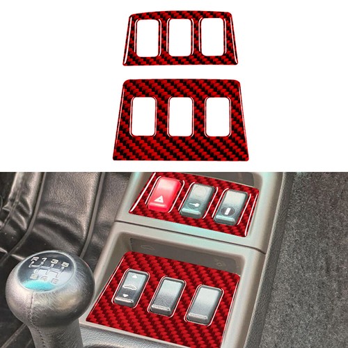 2pcs red carbon fiber - 2pcs,