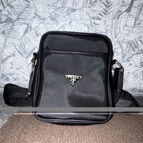 Prada black leather - prada,