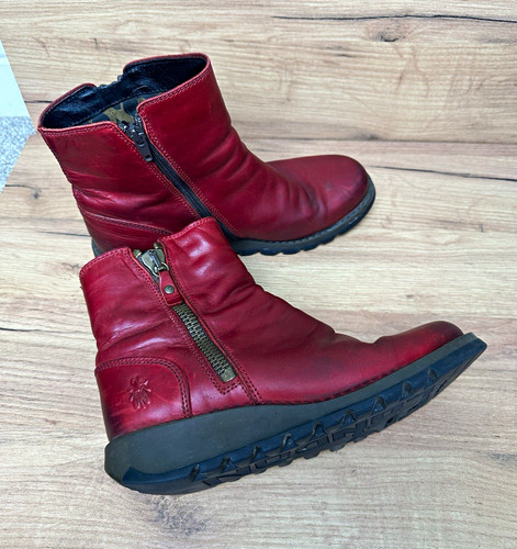 Fly london red leather - ,