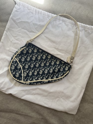 Dior vintage mini saddle pouch - vintage,