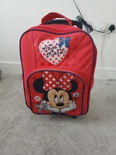 Disney Kids Boys Girls Cabin Trolley Wheeled Bag Suitcase Hand Luggage Case
