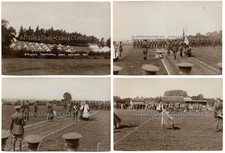 WESTBURY 1927 - Four MILITARY Photographs 4th Wiltshire Reg - H.E.Till - ref.242