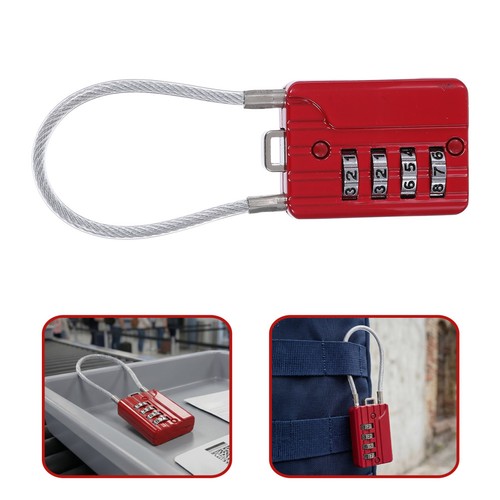 Steel cable code padlock - code,