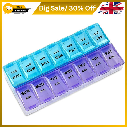 Weekly pill box tablet - pill,