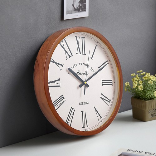Round wall clock simple - wall,