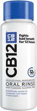 CB12 Mint Menthol Mouthwash, Enamel Strengthening, Pleasant Breath for 12 Hours,