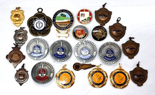 Vintage Cycling Medals / Job Lot of 22 Items / 1950s - 1990s