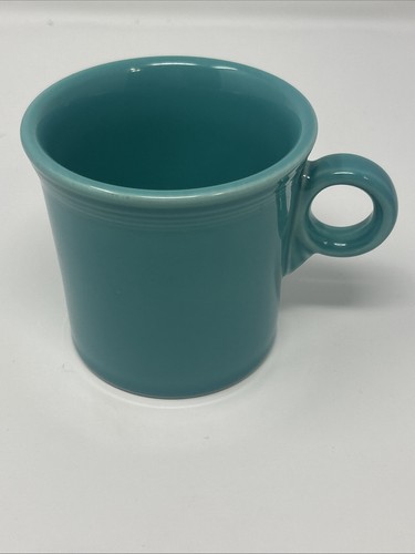 Fiesta ware turquoise mug - fiesta,