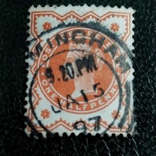 GB Queen Victoria one half