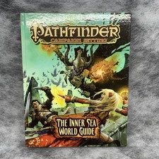 Pathfinder RPG Roleplaying Game THE INNER SEA WORLD GUIDE Book with Foldout Map