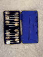 Silver Plated Spoon and Tong