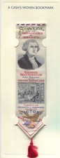1980 Cash's Woven Silk/Rayon Bookmark 'Souvenir of American Independence' New