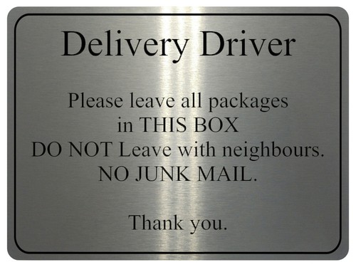1043 delivery driver - 1043, packages