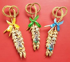 Spiral goddess corn dolly - ,