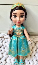 Disney Princess Jasmine Aladdin 28cm Doll With Crown And Royal Reflection Eyes