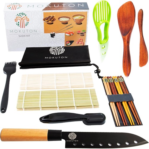 Bamboo sushi making set - bamboo, sushi-making
