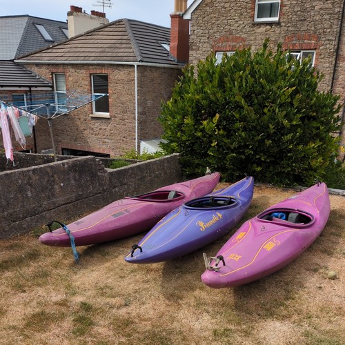 Four kayaks incl 3 - four,