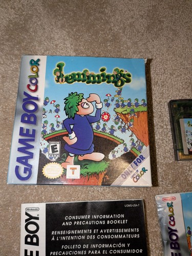 Gameboy color lemmings - gameboy,