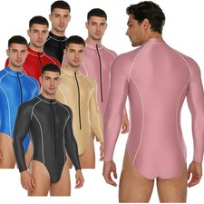 Men Bodysuit Active Jumpsuit