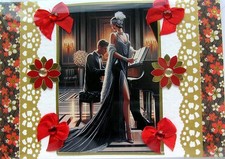 1930's Art Deco Style Lady in