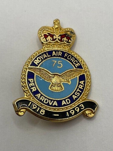 Raf lapel badge 75 - qc,