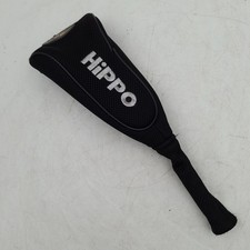 Hippo Golf Hybrid Rescue Club Headcover Black Mesh Padded Zip Neck Replacement