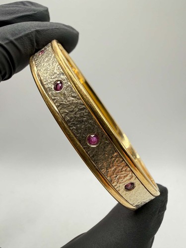 9ct two tone ruby - two,