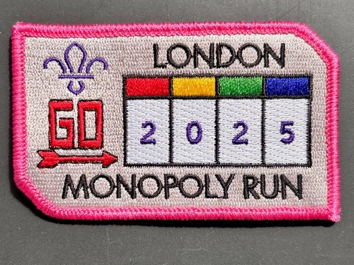 Monopoly run 2025 embroidered - 2025,