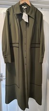 Jaeger Womens Shirt Dress Moss