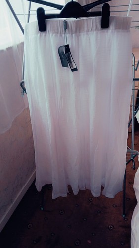 Claudia white skirt large - skirt.,