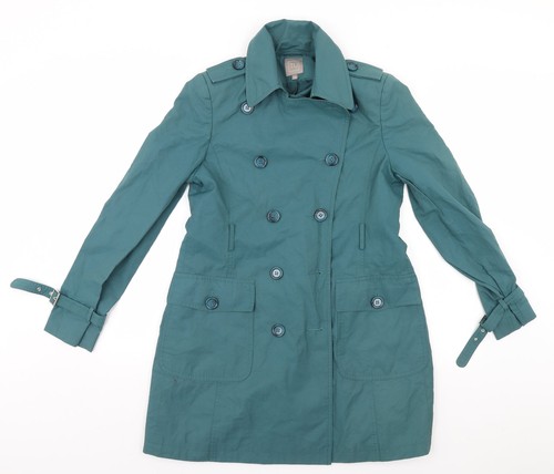 Womens grey overcoat coat - grey,