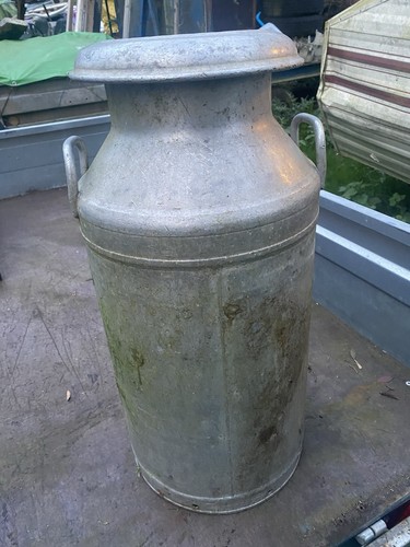 Aluminium milk churn - aluminium,