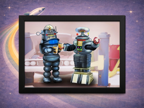 Framed robby the - robby, robot