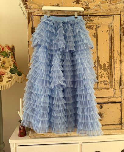 Worn once blue - once, lilac