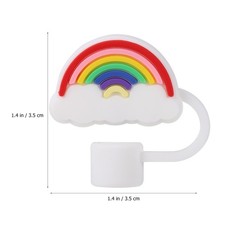  12 Pcs Silicone Straw Tips