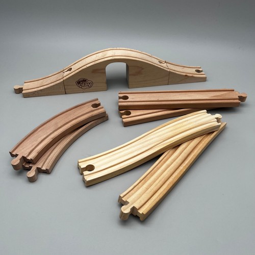 Wooden railway bridge - bridge, &